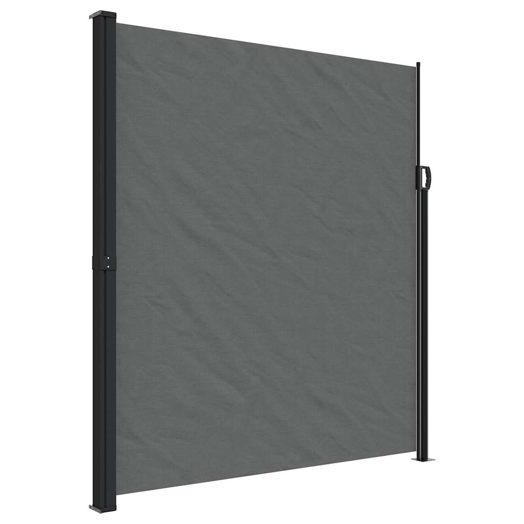 Vidaxx udtrækbar vindskærm 220x600 cm antracit