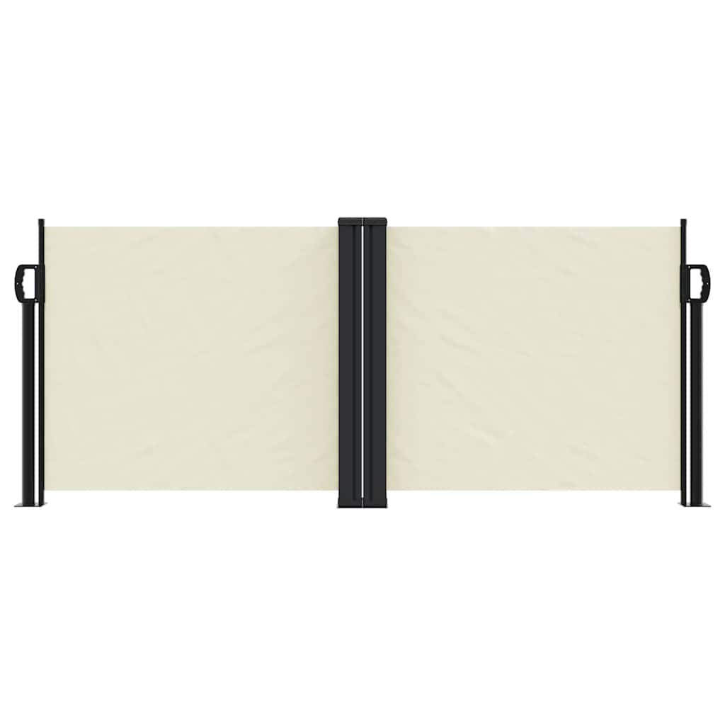 Vidaxx udtrækbar vindskærm 100x600 cm creme