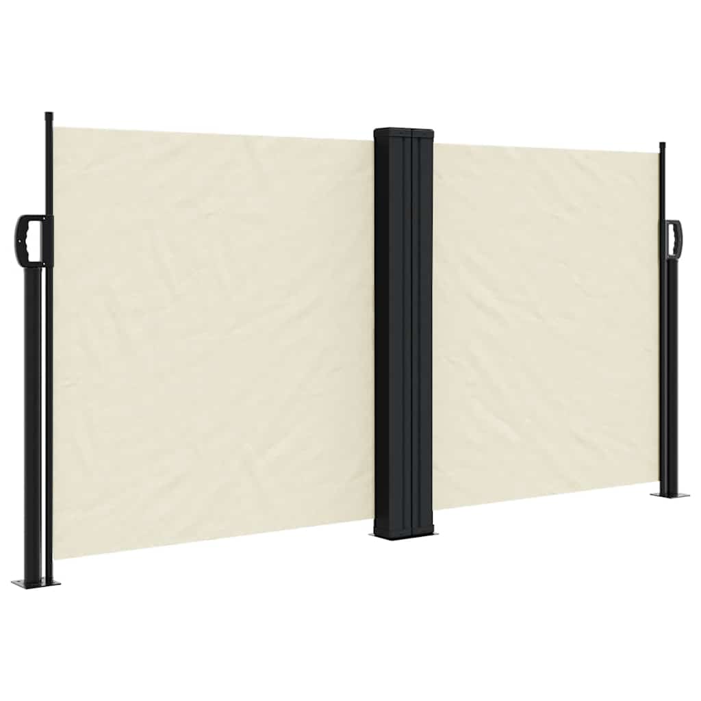 Vidaxx udtrækbar vindskærm 120x600 cm creme