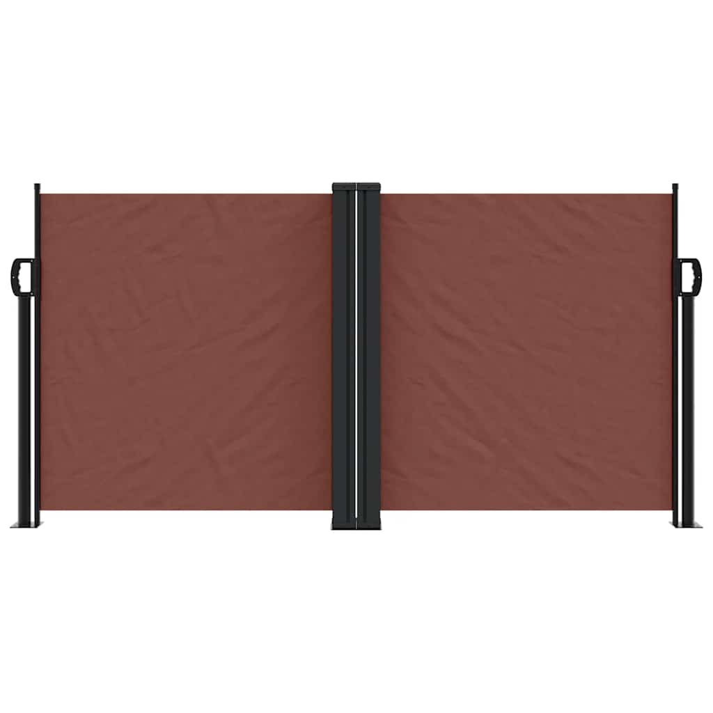 Vidaxx udtrækbar vindskærm 120x600 cm brun