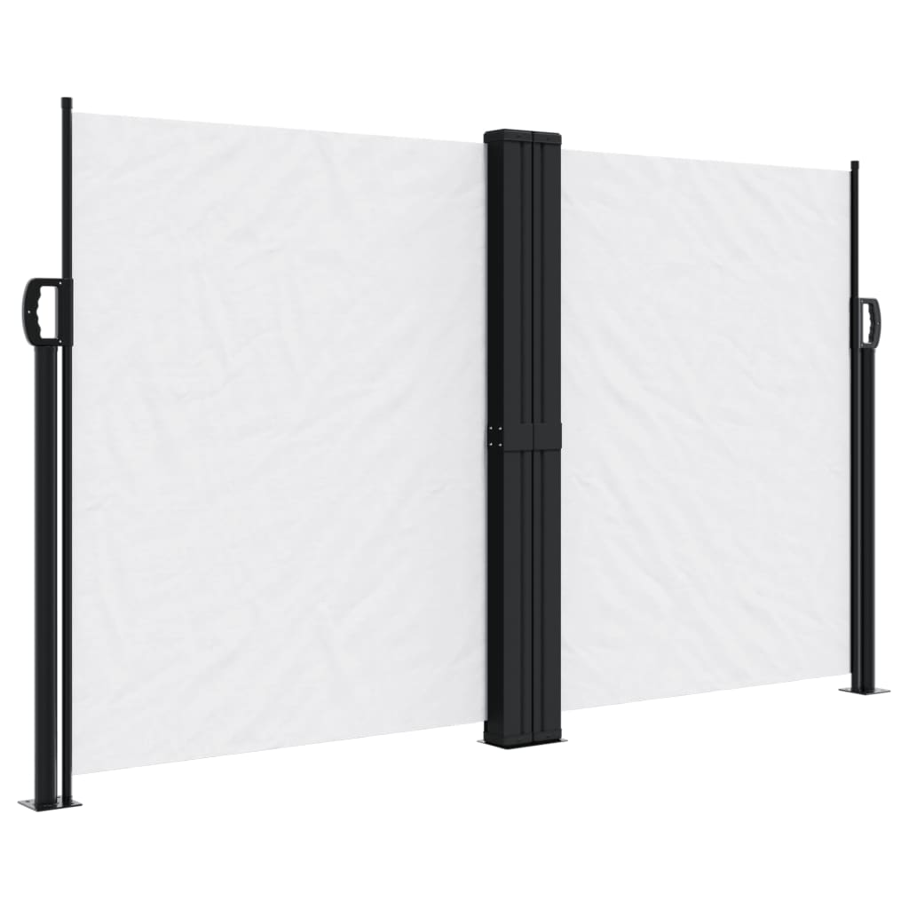 Vidaxx udtrækbar vindskærm 140x600 cm hvid