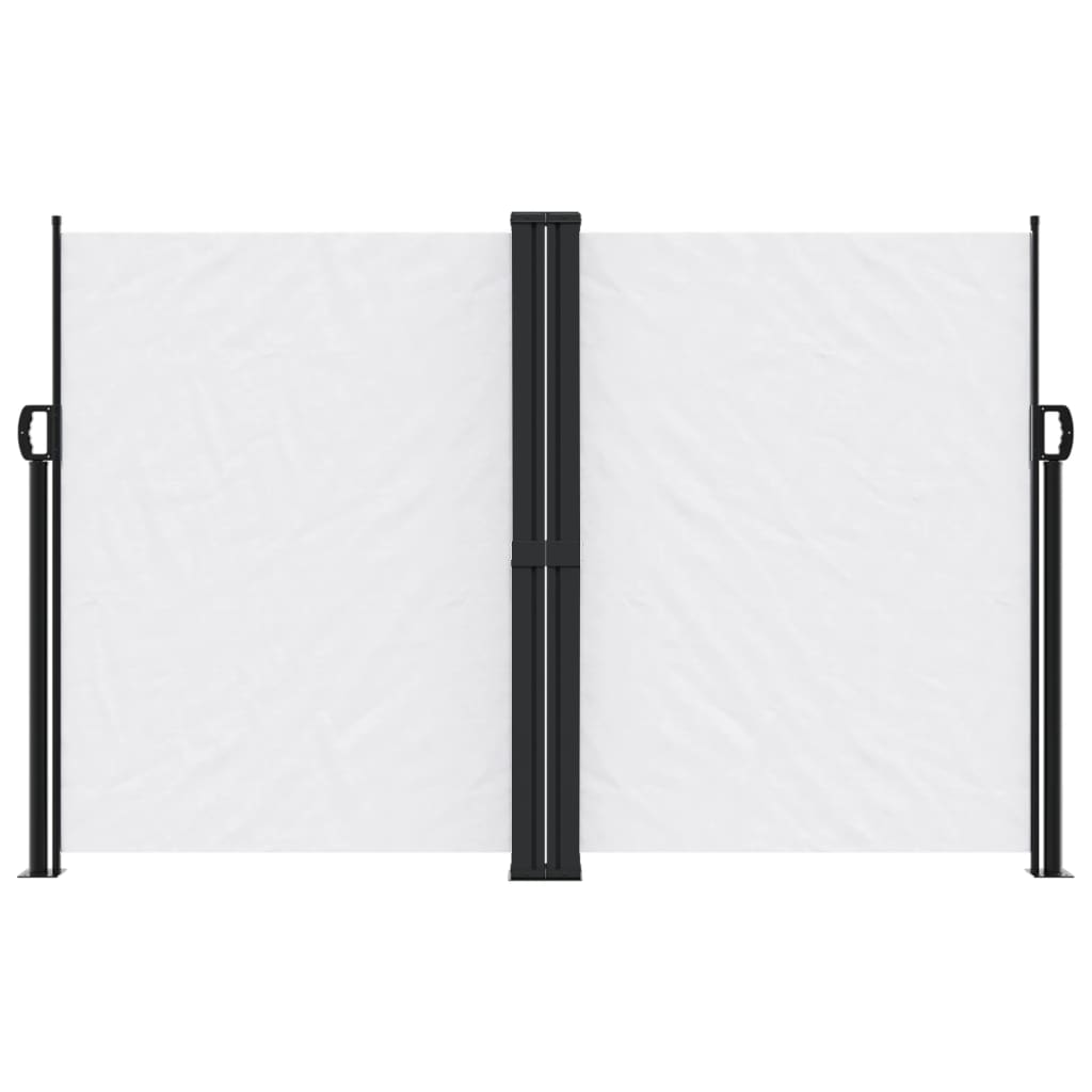 Vidaxx udtrækbar vindskærm 160x600 cm hvid