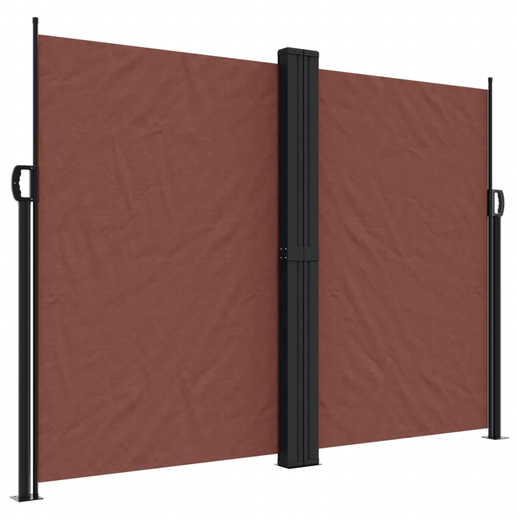 Vidaxx udtrækbar vindskærm 180x600 cm brun