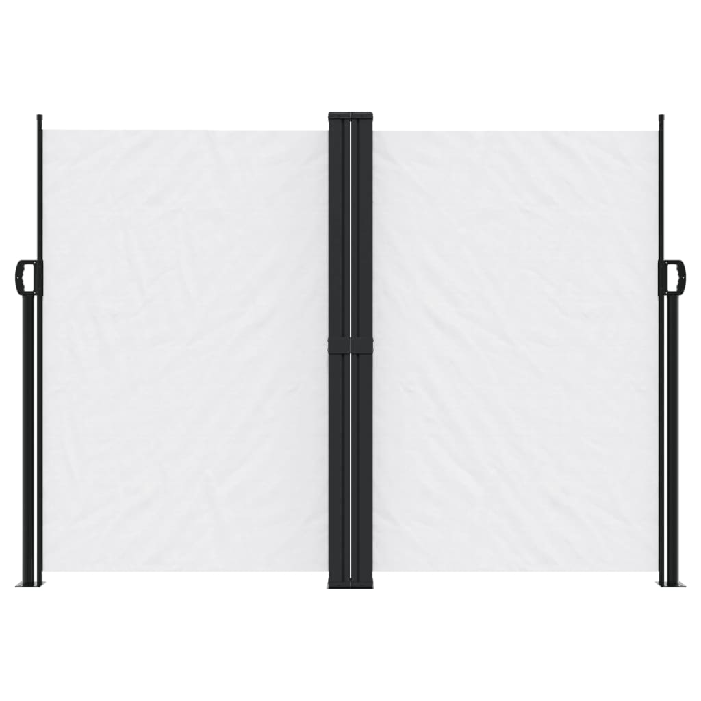 Vidaxx udtrækbar vindskærm 180x600 cm hvid