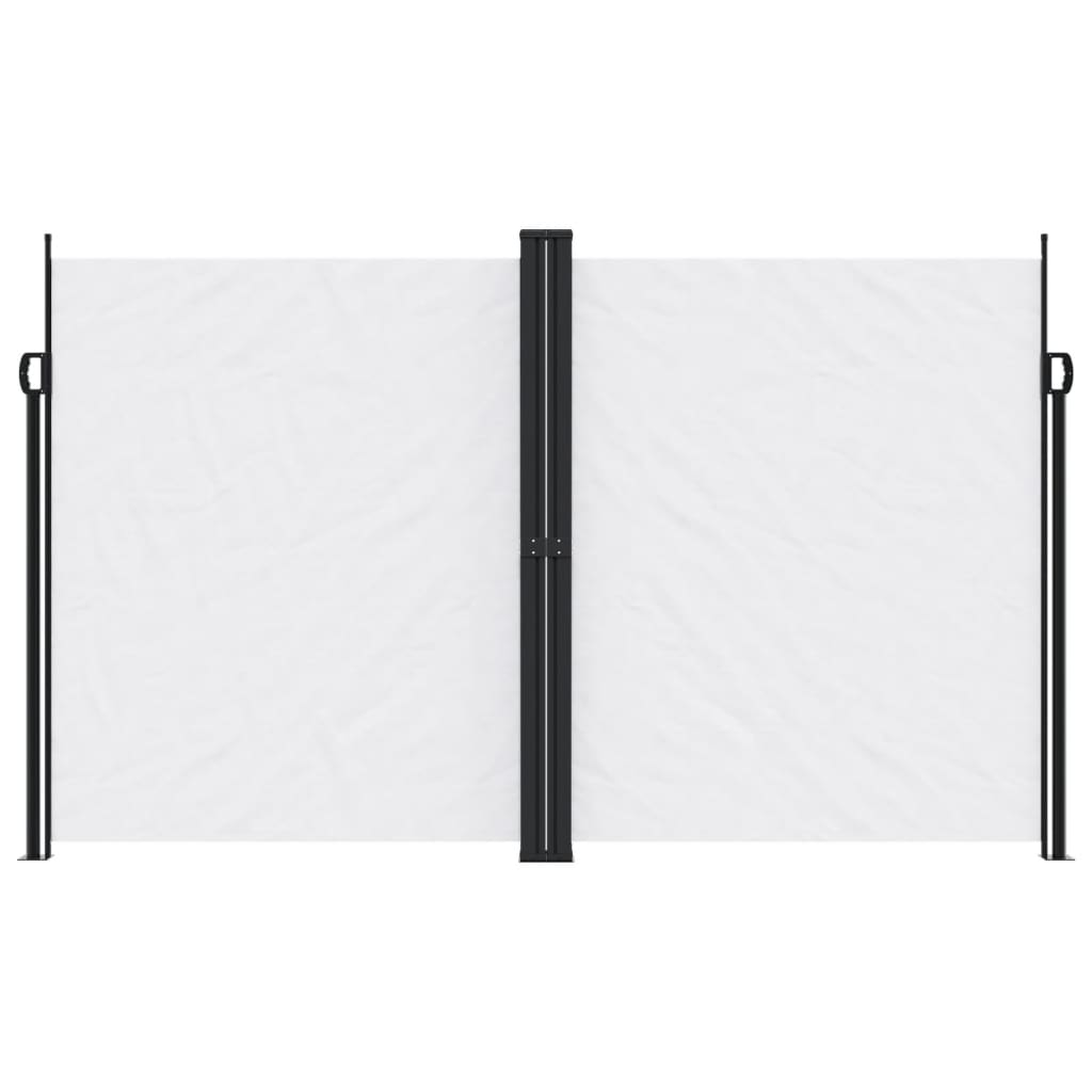 Vidaxx udtrækbar vindskærm 200x600 cm hvid
