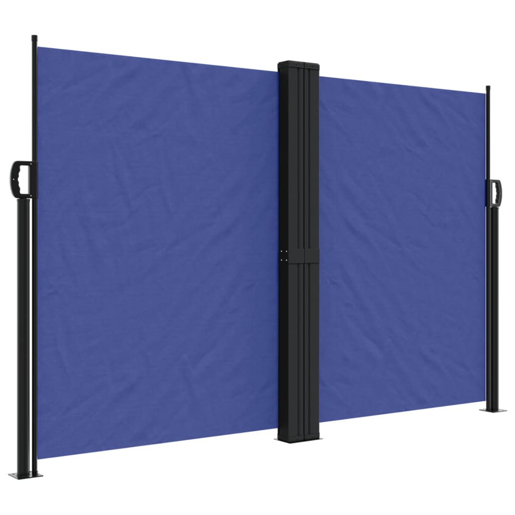 Vidaxx udtrækbar vindskærm 160x1000 cm blå