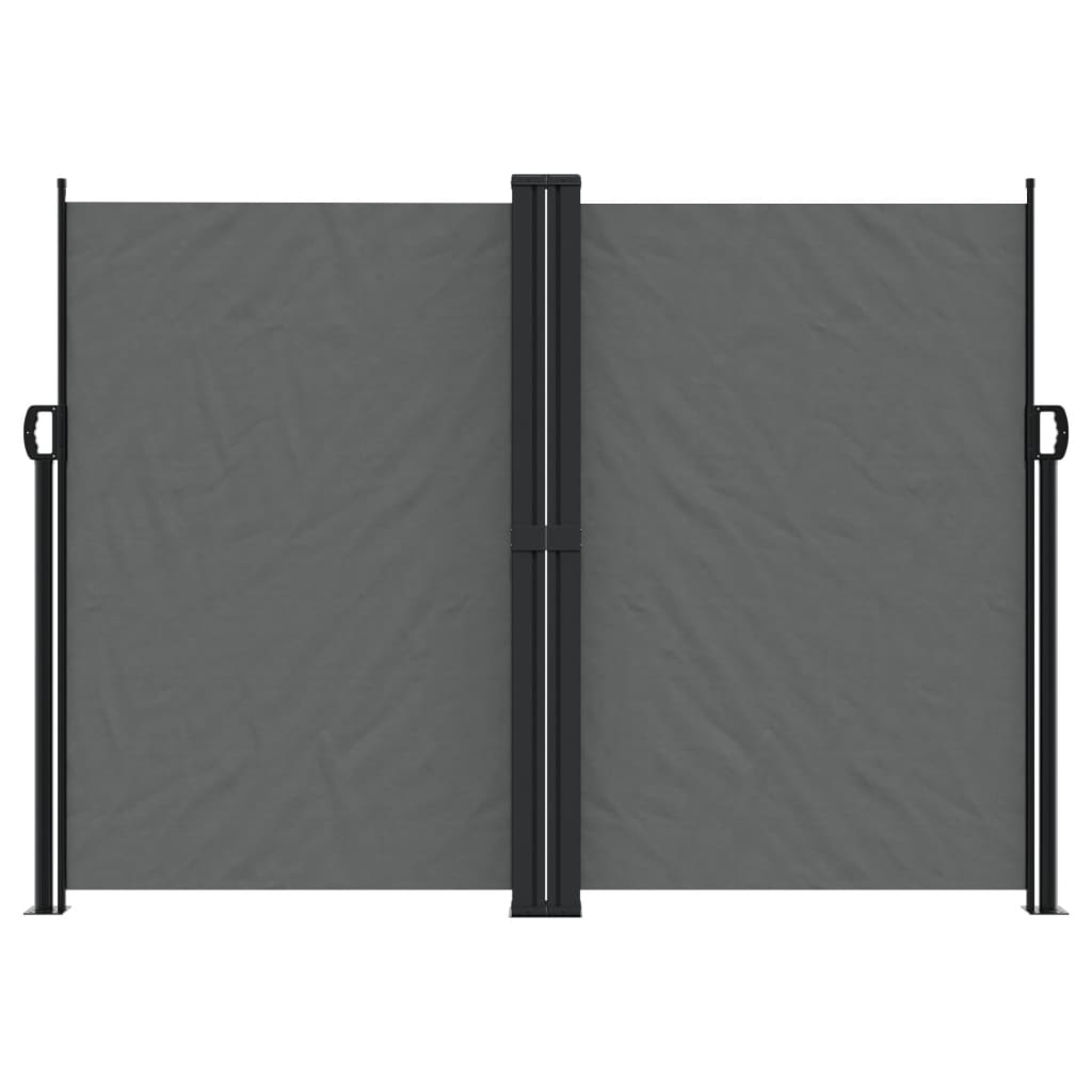 Vidaxx udtrækbar vindskærm 180x1000 cm antracit