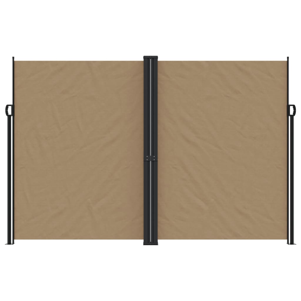 Vidaxx udtrækbar vindskærm 220x1000 cm taupe