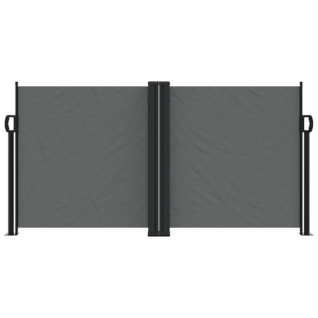 Vidaxx udtrækbar vindskærm 120x1200 cm antracit