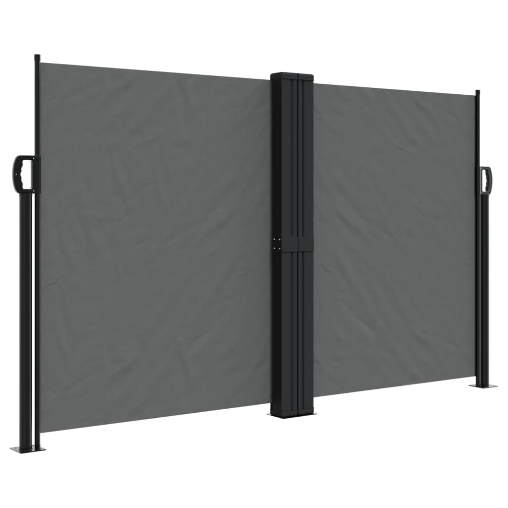 Vidaxx udtrækbar vindskærm 140x1200 cm antracit