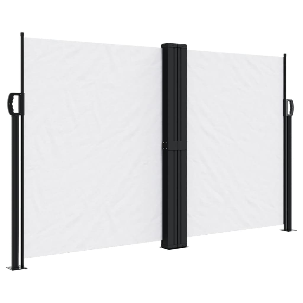 Vidaxx udtrækbar vindskærm 140x1200 cm hvid