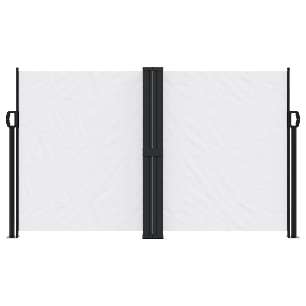 Vidaxx udtrækbar vindskærm 140x1200 cm hvid