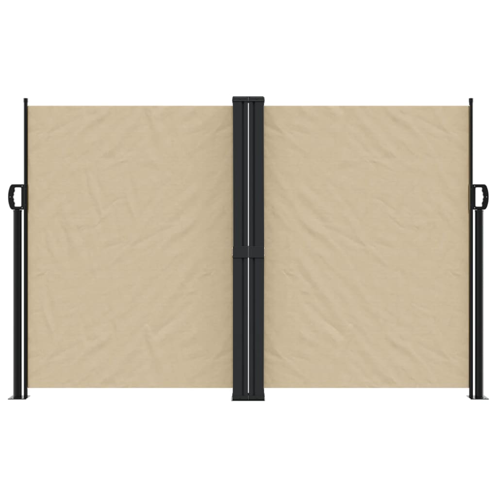 Vidaxx udtrækbar vindskærm 160x1200 cm beige