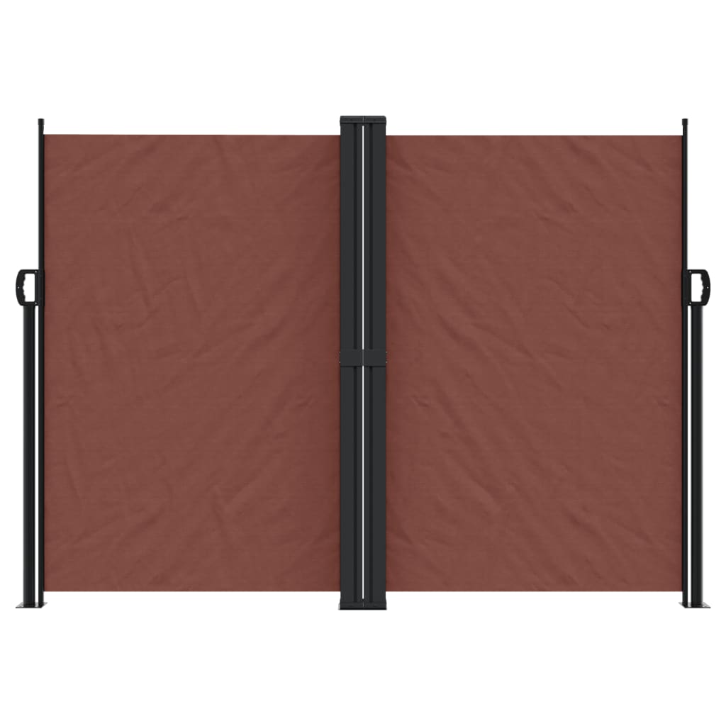 Vidaxx udtrækbar haveskærm 180x1200 cm brun
