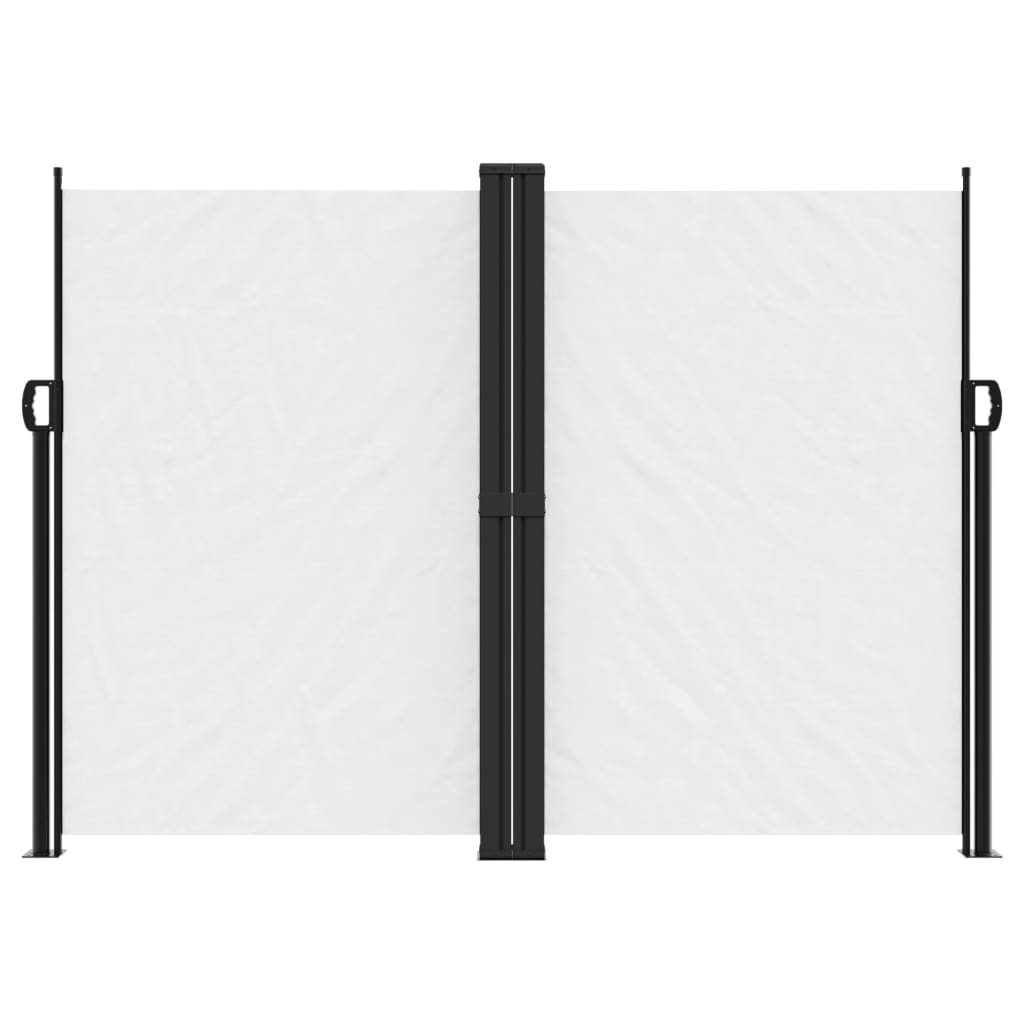 Vidaxx udtrækbar vindskærm 180x1200 cm hvid