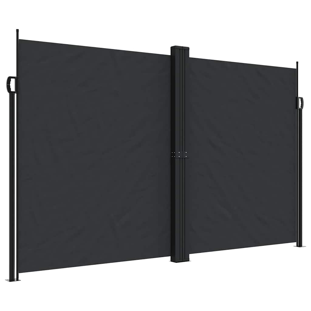 Vidaxx udtrækbar haveskærm 200x1200 cm sort