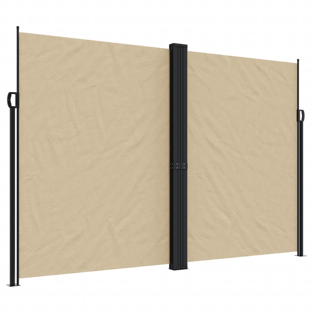 Vidaxx udtrækbar vindskærm 220x1200 cm beige