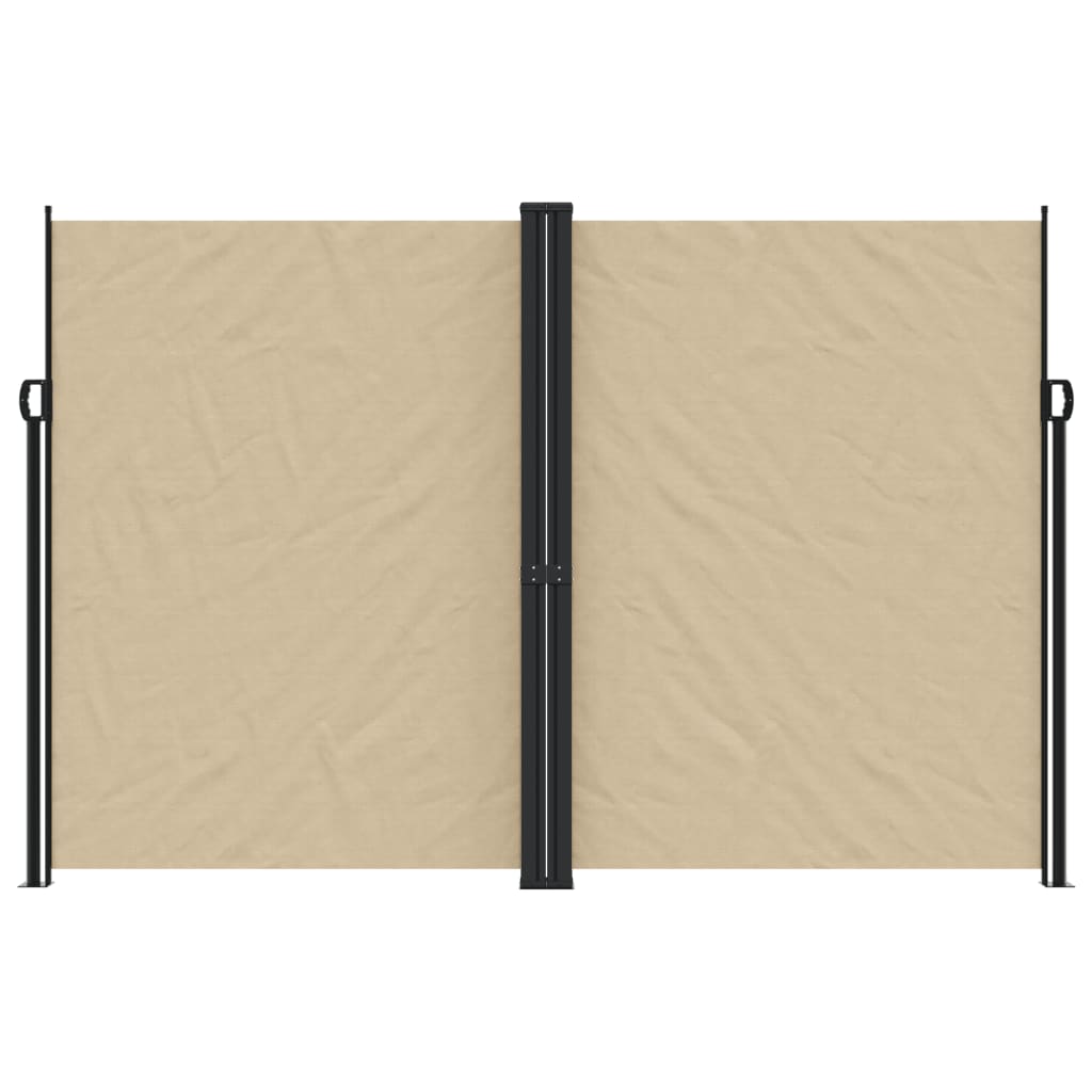 Vidaxx udtrækbar vindskærm 220x1200 cm beige