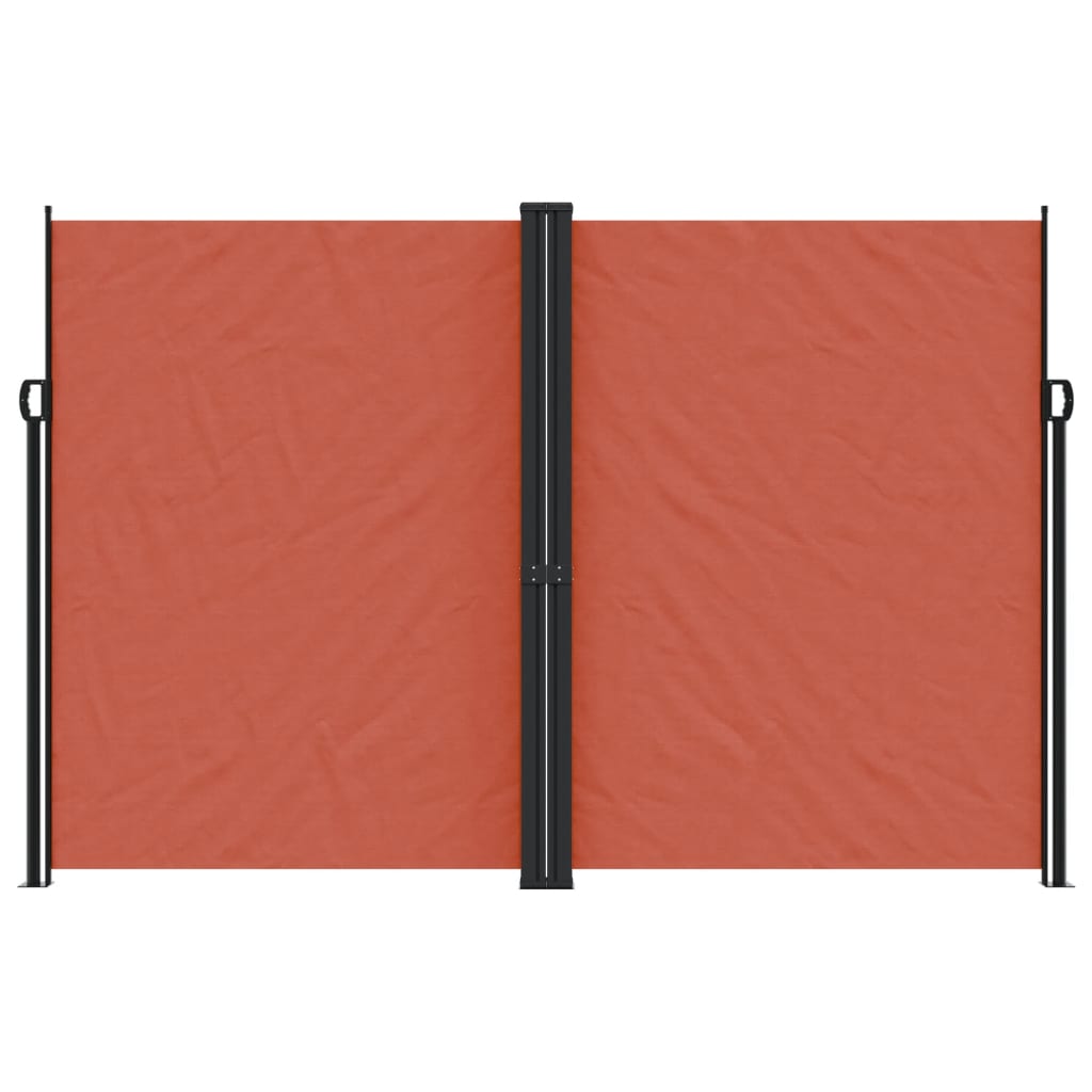 Vidaxx udtrækbar vindskærm 220x1200 cm terracotta farvet
