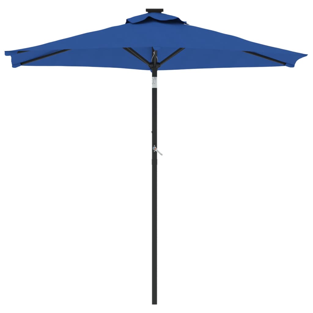 Vidaxx parasol med stålstang 225x225x212 cm azurblå
