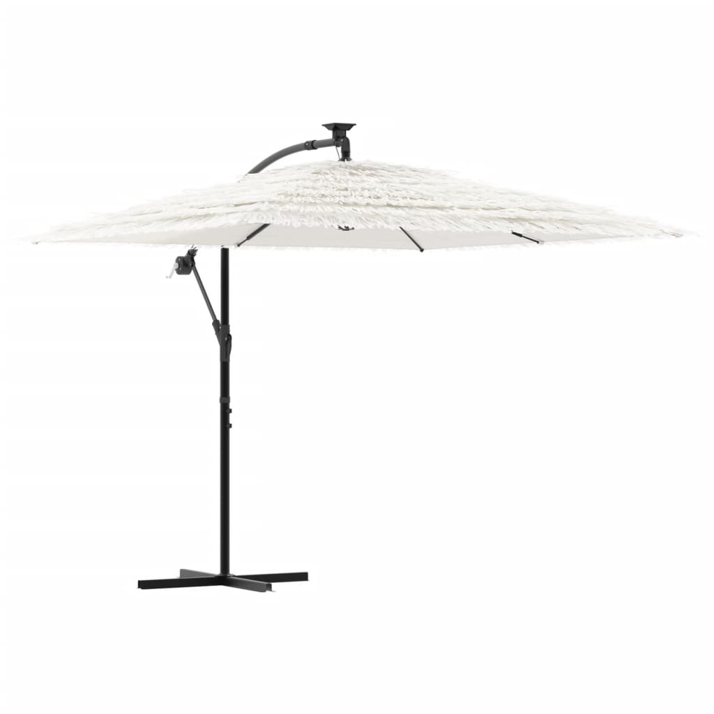 Vidaxx parasol med stålstang 246x246x230 cm hvid