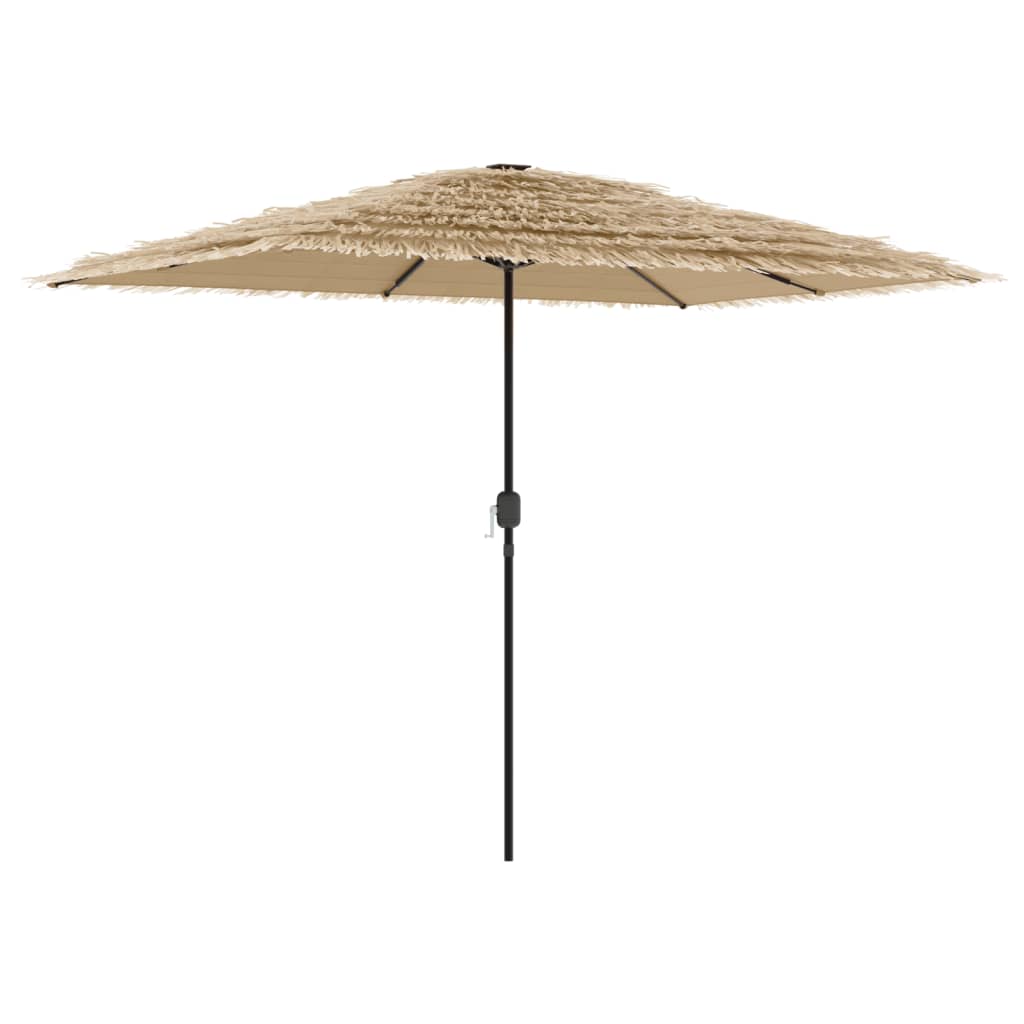 Vidaxx parasol med stålstang 300x200x250 cm brun