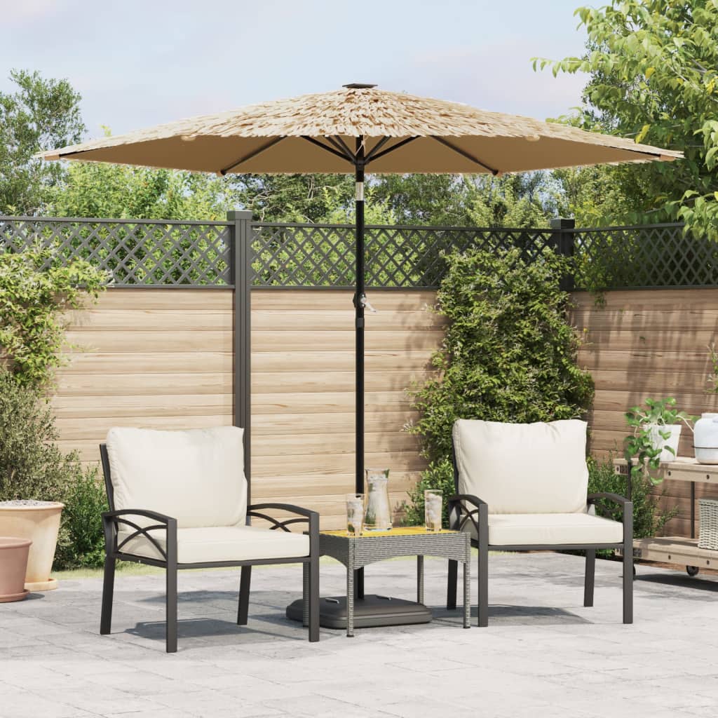 Vidaxx parasol med stålstang 268x268x226 cm brun