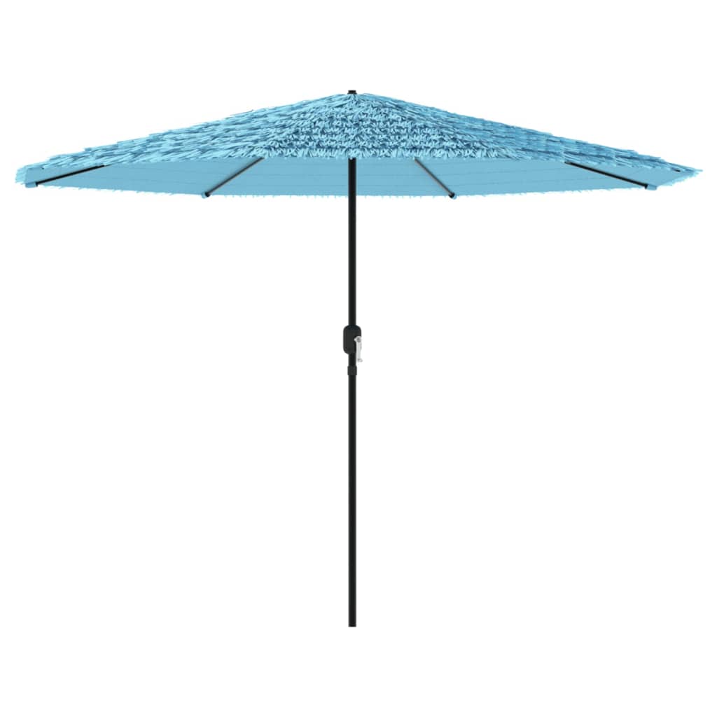 VidaXL parasol med stålstang 388x388x248 cm blå
