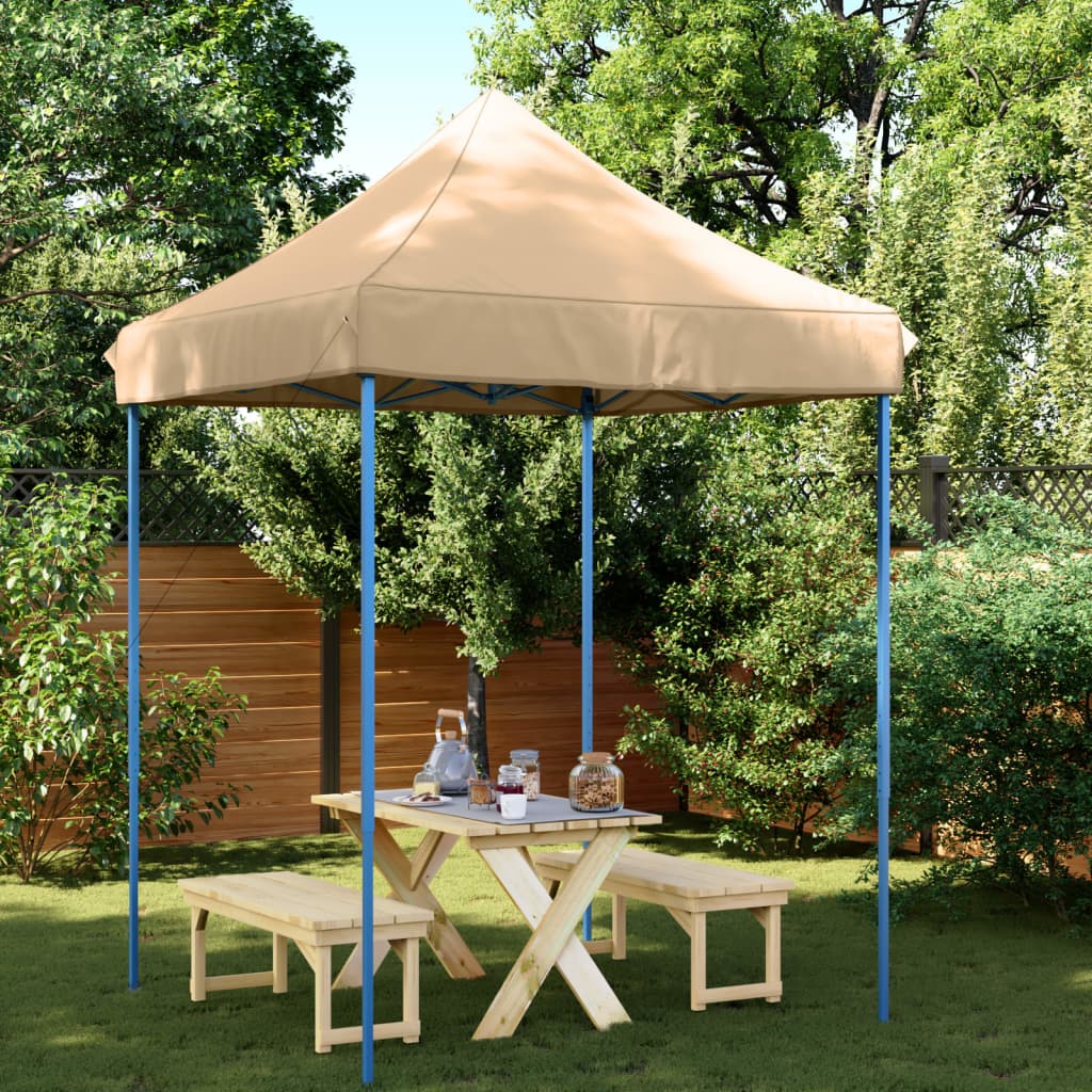 VidaXL partytelt foldbart pop-up 200x200x306 cm beige