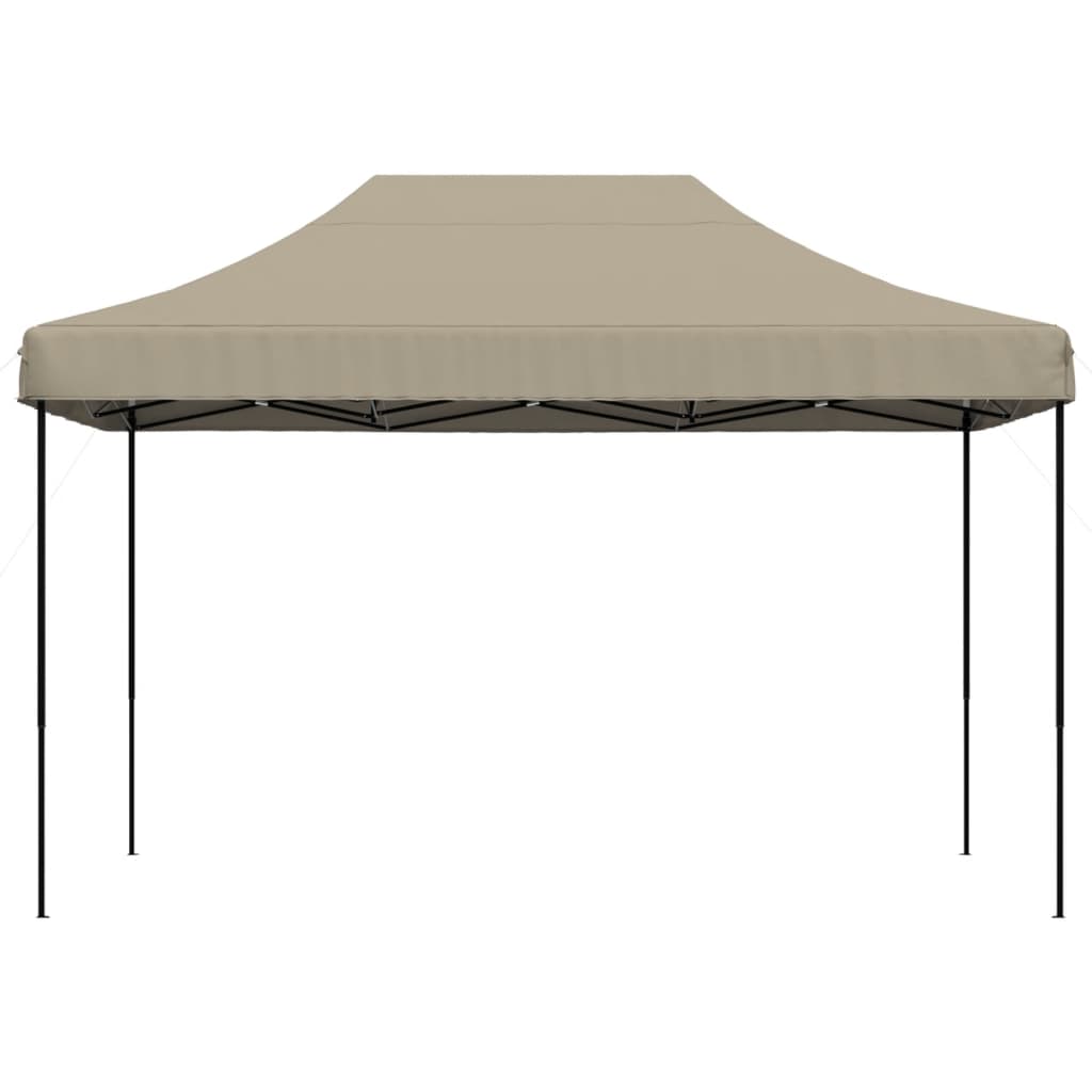 VidaXL partytelt foldbart pop-up 410x279x315 cm taupe