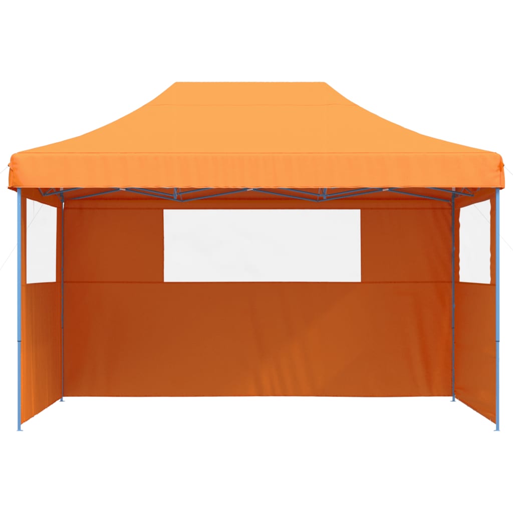 Vidaxx foldbart pop-up partytelt med 3 sidevægge orange