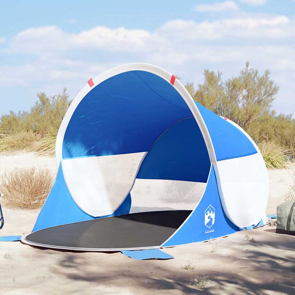 VidaXL strandtelt pop-up vandtæt azurblå