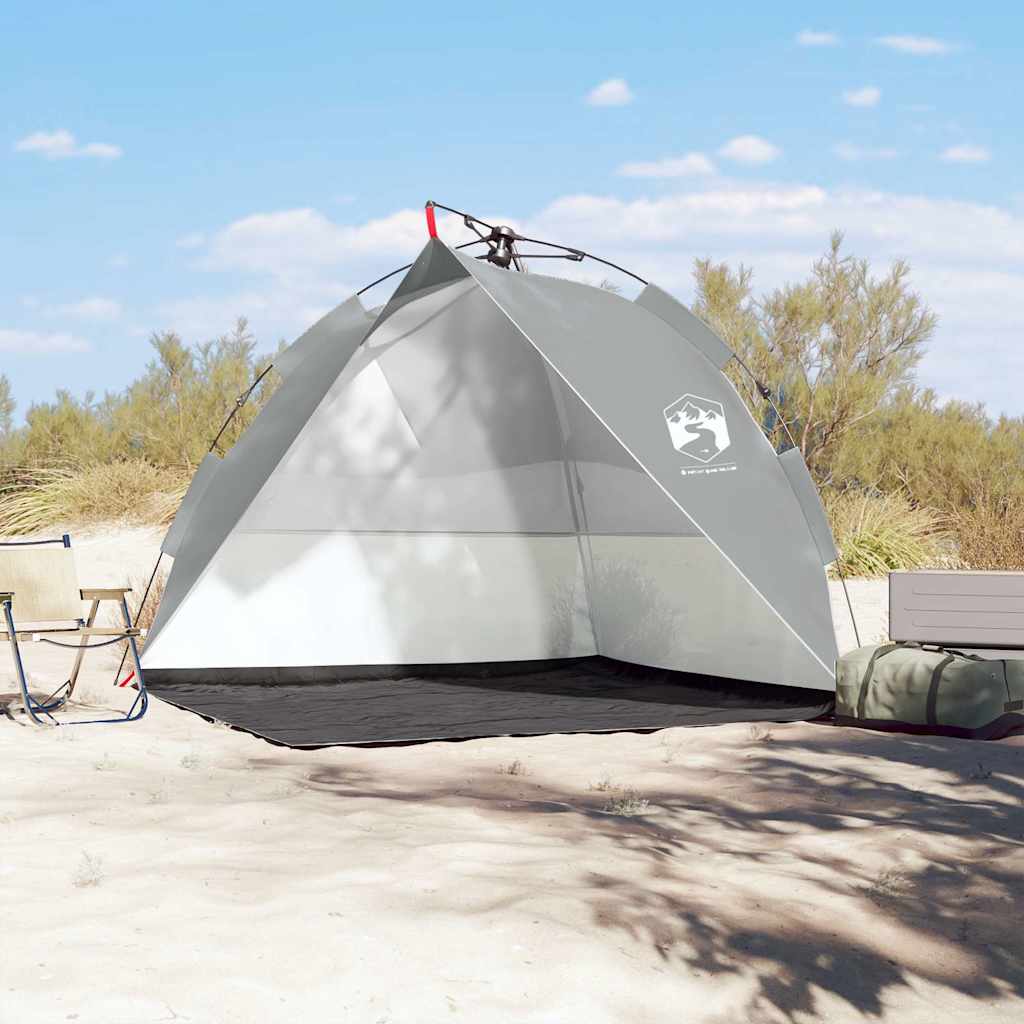VidaXL strandtelt vandtæt quick release grå
