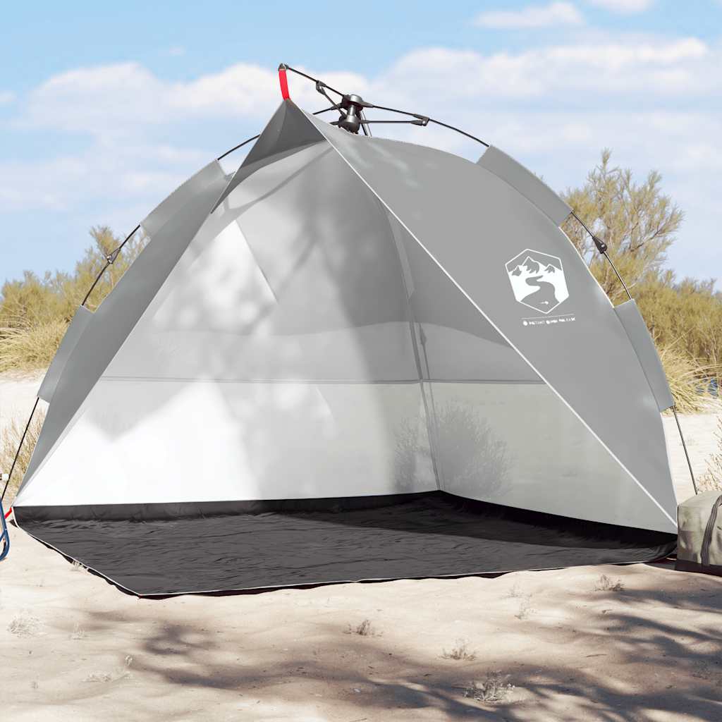 VidaXL strandtelt vandtæt quick release grå