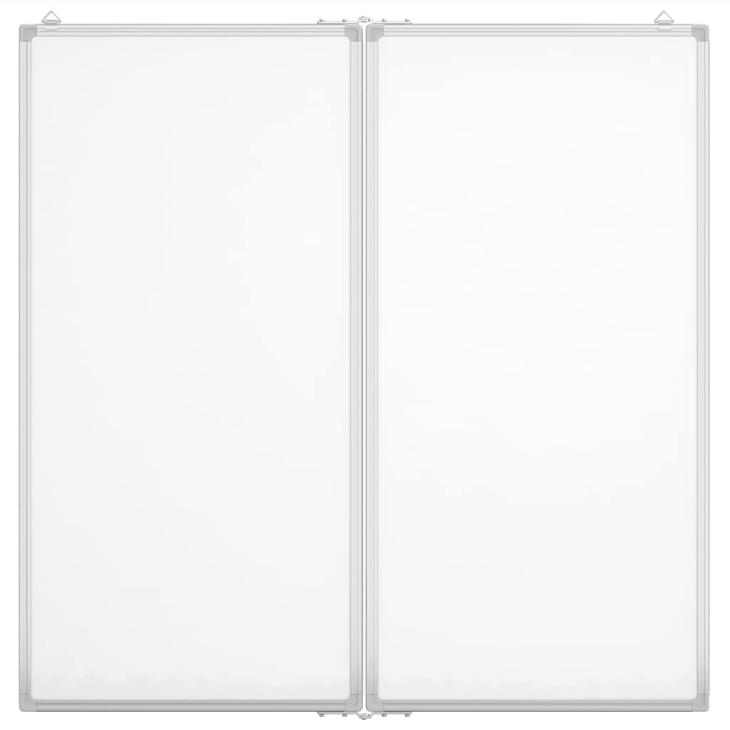 Vidaxx magnetisk folde whiteboard 100x100x1,7 cm aluminium