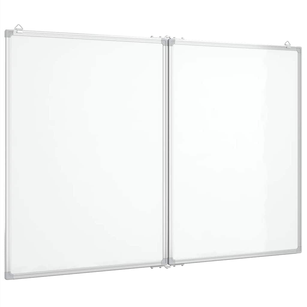 Vidaxx magnetisk folde whiteboard 120x100x1,7 cm aluminium