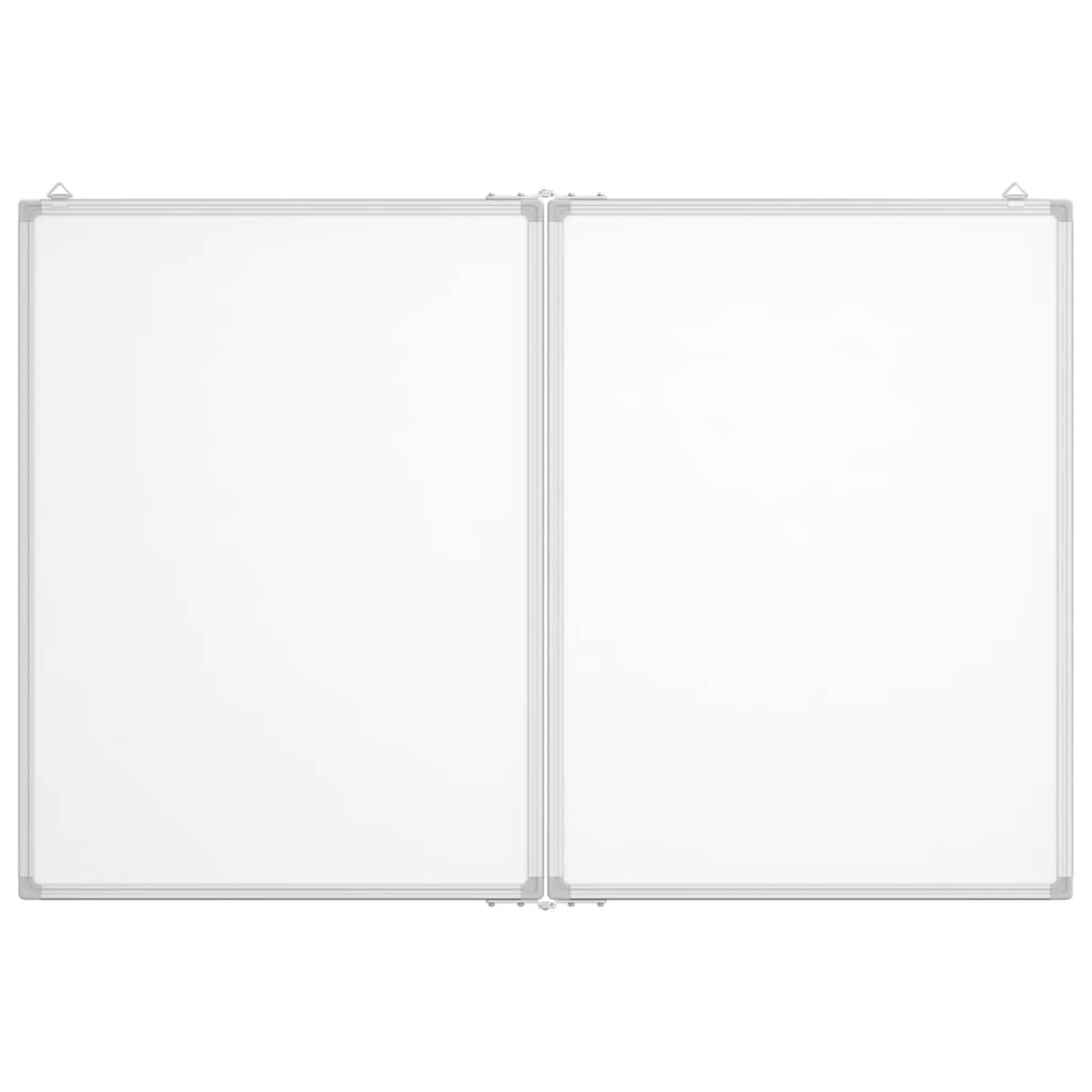 Vidaxx magnetisk folde whiteboard 120x100x1,7 cm aluminium