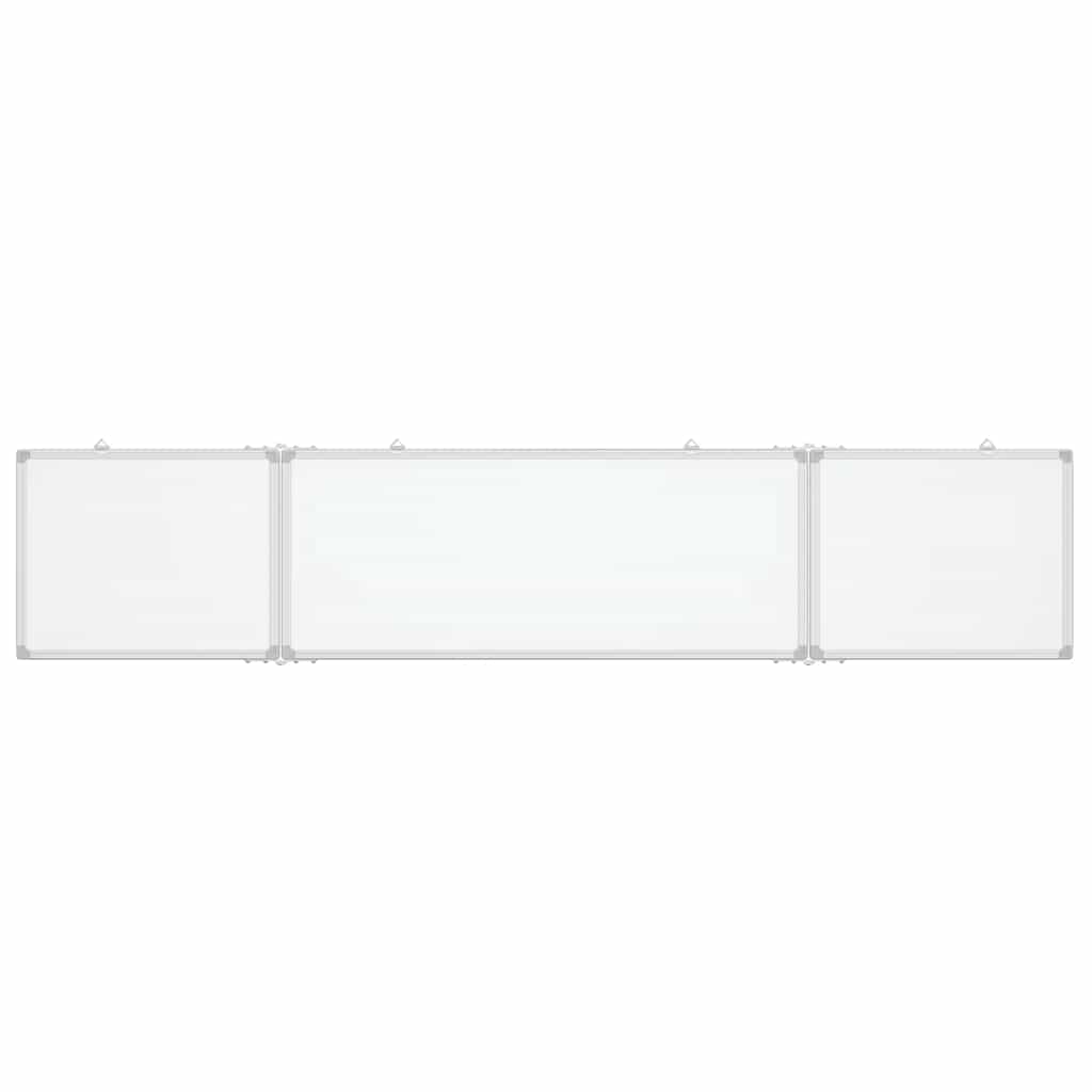 Vidaxx magnetisk folde whiteboard 200x40x1,7 cm aluminium