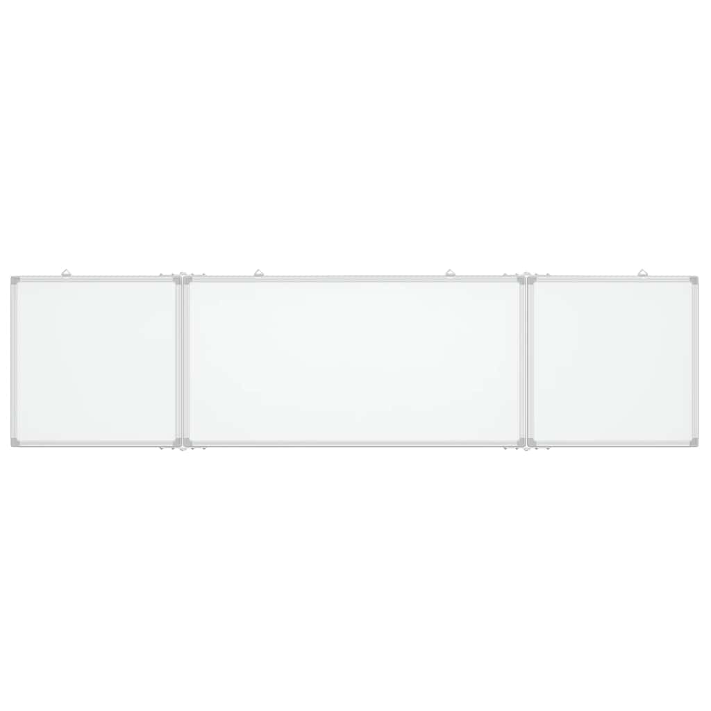 Vidaxx magnetisk folde whiteboard 200x50x1,7 cm aluminium