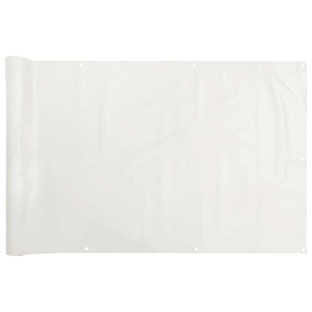 Vidaxx altanskærm 700x75 cm PVC hvid