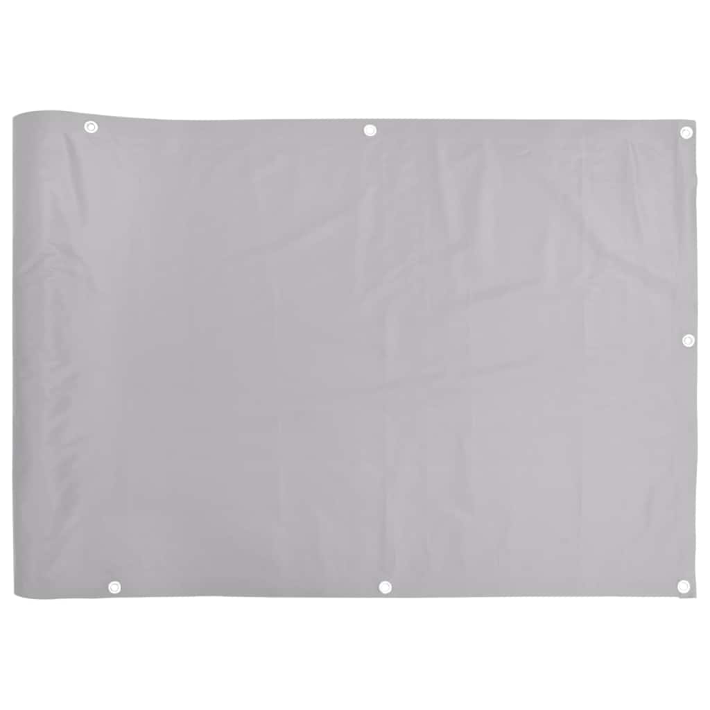 Vidaxx altanskærm 500x90 cm PVC grå