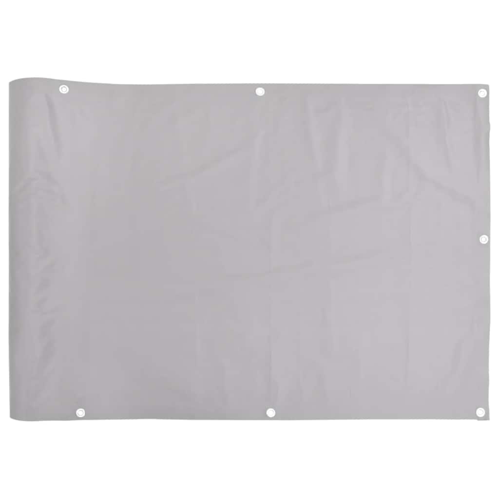 Vidaxx altanskærm 500x120 cm PVC grå