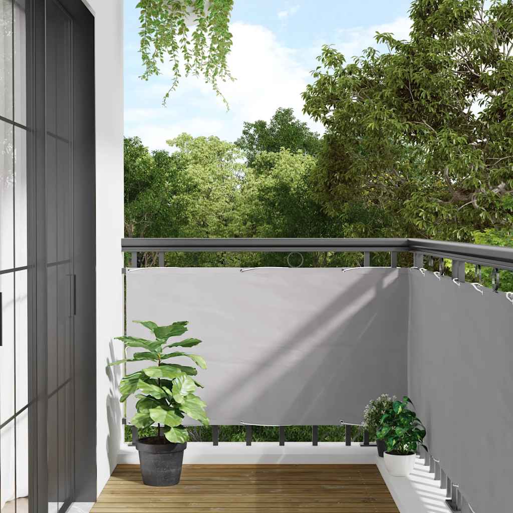 Vidaxx altanskærm 500x120 cm PVC grå