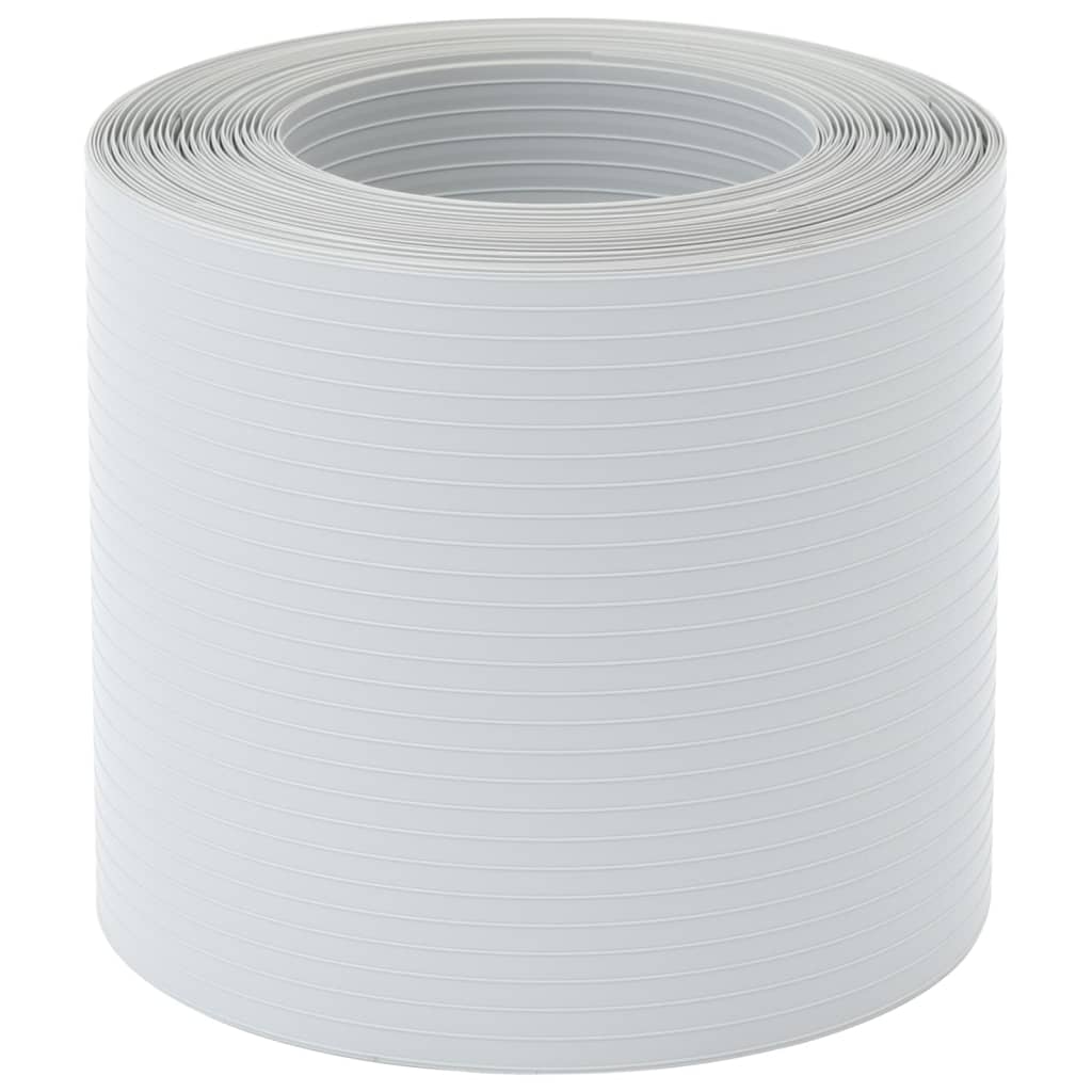 Vidaxxl haveskærme 10 stk 252,5x19 m PVC lysegrå
