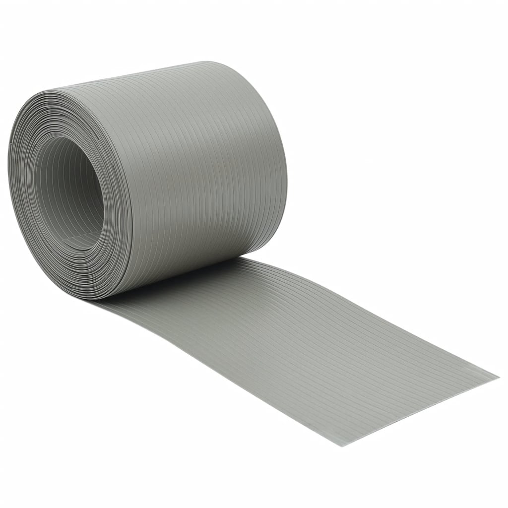 Vidaxxl haveskærme 10 stk 252,5x19 m PVC stengrå