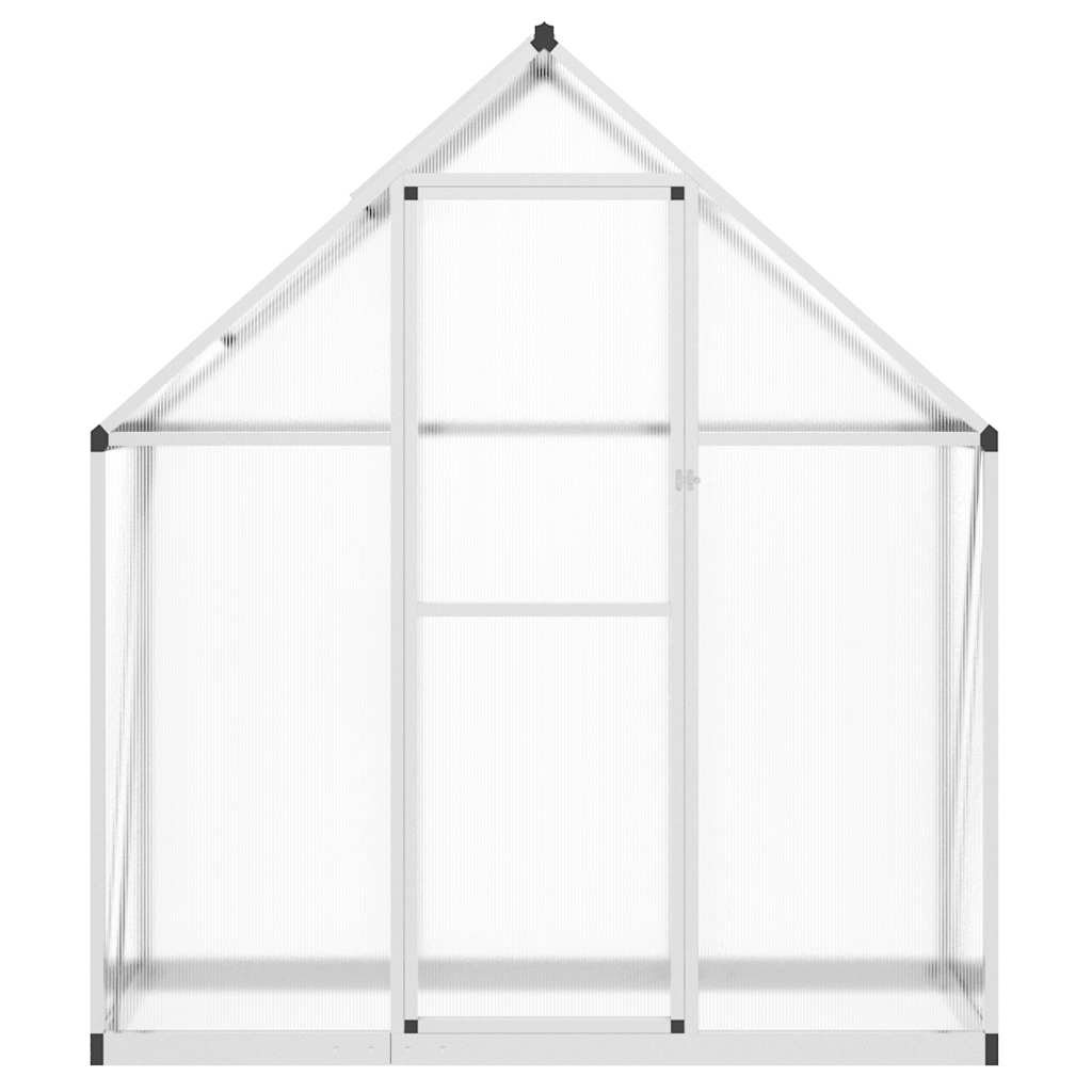 Vidaxx havedrivhus med basisramme 169x58x195 cm aluminium sølvfarvet