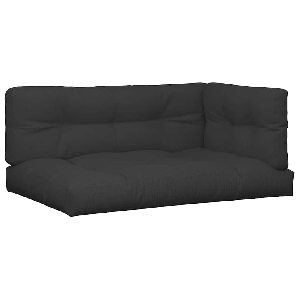 VidaXL pallehynder 3 stk stof sort