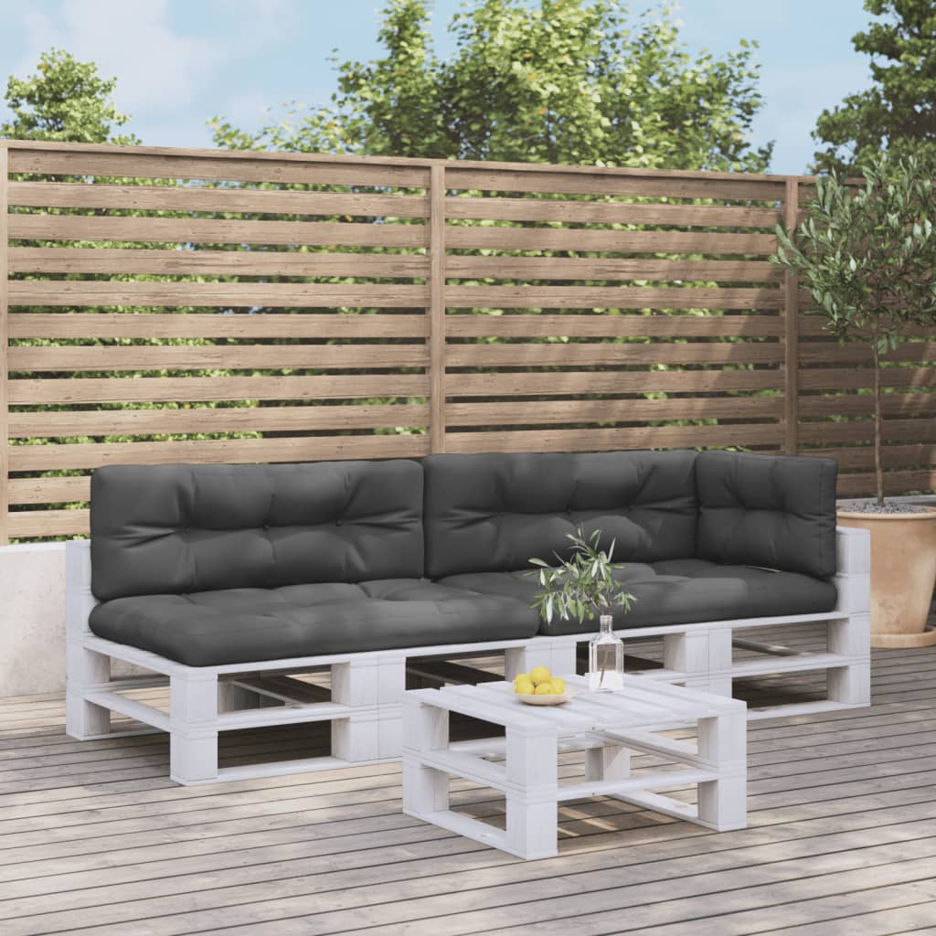 VidaXL pallehynder 5 stk stof antracit