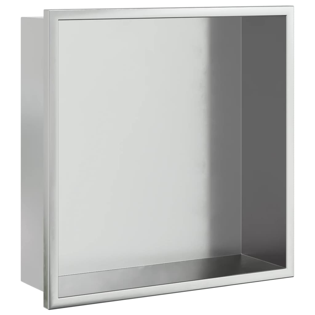 Vidaxx bruseniche 32x32x9 cm børstet sølv rustfrit stål