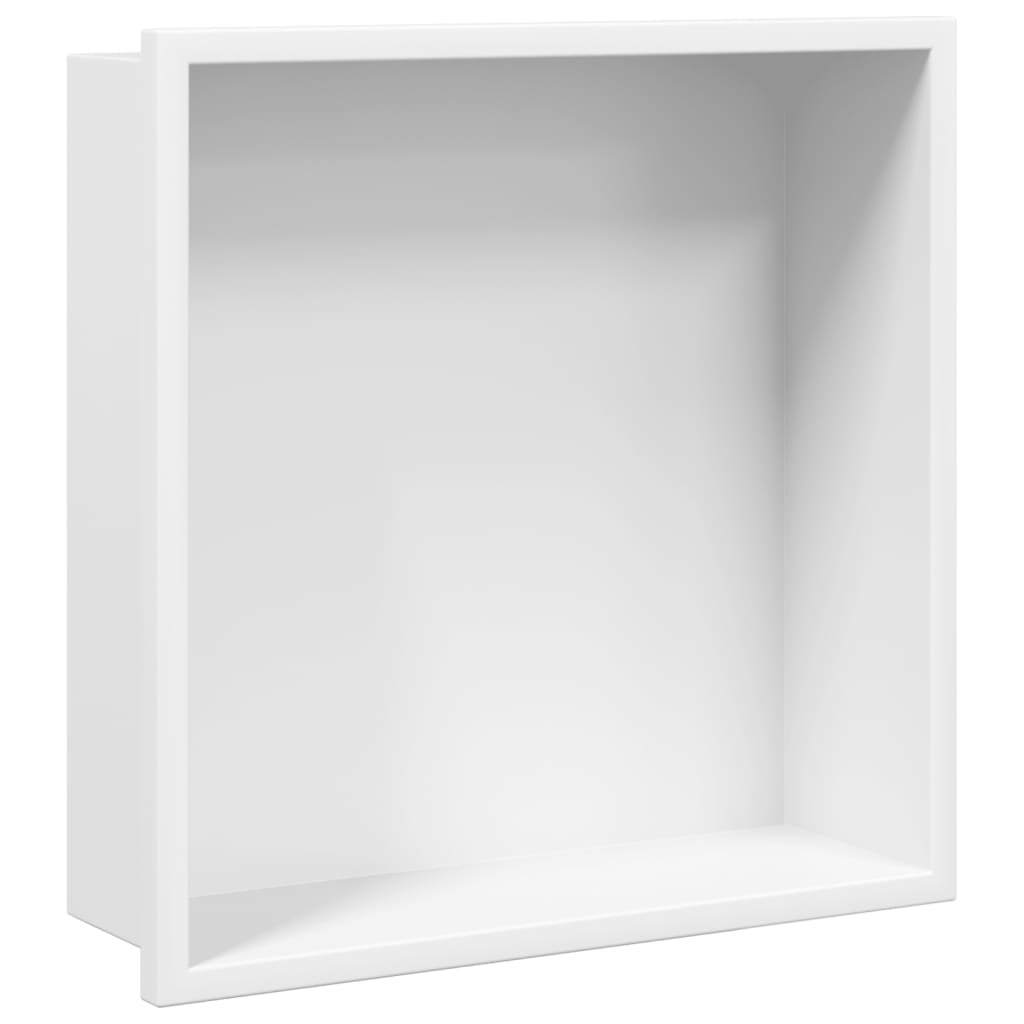 Vidaxx bruseniche 32x32x9 cm rustfrit stål mat hvid